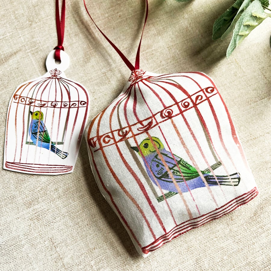 Handmade lavender bag, scented gift, hanging lavender bag