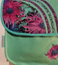 Turquise and purple flowers shoulder bag  - Image 3