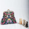 Frame coin purse made with Liberty Lawn 'Mary Patricia' and toning cotton lining