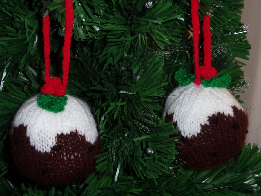 Hanging Christmas Pudding Decoration