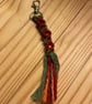 Macrame Key Ring or Bag Clip