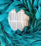 Decorative Felt Wreath, Forest Green 'Leaves' Wreath, minimalist, simple. - Image 5