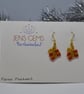 Beaded Christmas Present Earrings - Image 3