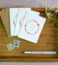 Meadow Circle Set of 3 Thank You Mini Notecards 