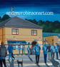 Wycombe. Framed & Unframed Art Print, Wanderers Football Club FC, Stadium Gift - Image 2