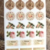 Vintage theme stickers