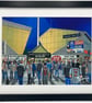 Dunfermline, Framed & Unframed Art Print Athletic Football FC, East End Pk Gift - Image 1
