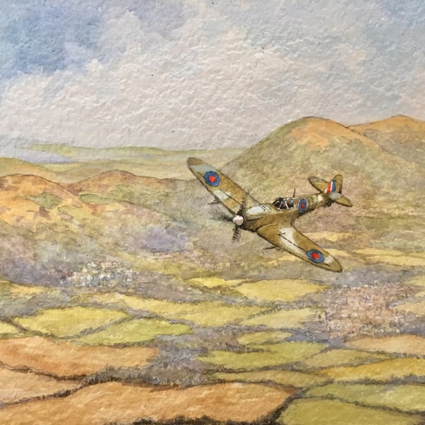 Malvern Spitfire. Special Edition Signed Print 