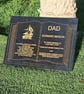 Memorial Grave Plaque Stone Engraved Bible Headstone Open Book Granite Marker - Image 1