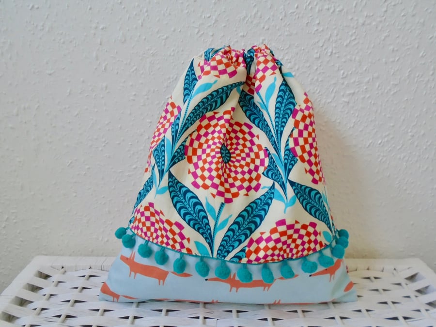 Cotton Drawstring Bag - Foxy 