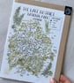 The Lake District Map Greetings Card