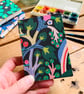 Hand Bound A7 Watercolour Sketchbook with Coptic Stitch Exposed Spine. - Image 1