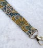 Liberty print Lanyard,  badge holder,  Aubrey Forest - Image 3