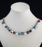 Multi coloured lampwork glass necklace - 1002536 - Image 4