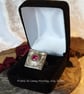 Fine Silver Ring with Red stone. - Image 5