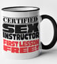 Certified Sex Instructor First Lesson Free Mug Rude Novelty Coffee Cup Birthday  - Image 5