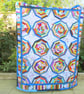 Multi-Coloured Patchwork Throw - Image 1