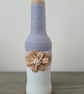 Yarn wrapped bottle ornament