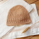 Organic Baby Hat, eco-friendly beanie, certified cotton 