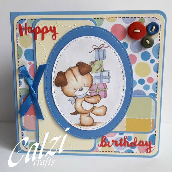 Puppy Dog Birthday Card