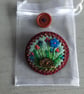 Hand Embroidered Floral Hedgehog Brooch - Image 5