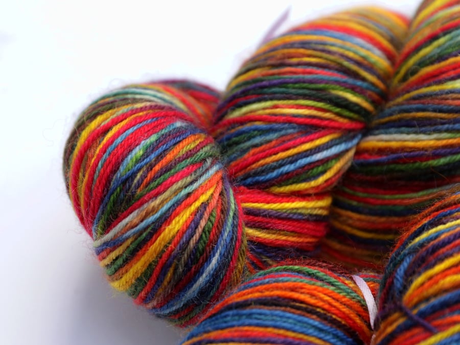 Primary - Superwash Bluefaced Leicester 4 ply yarn
