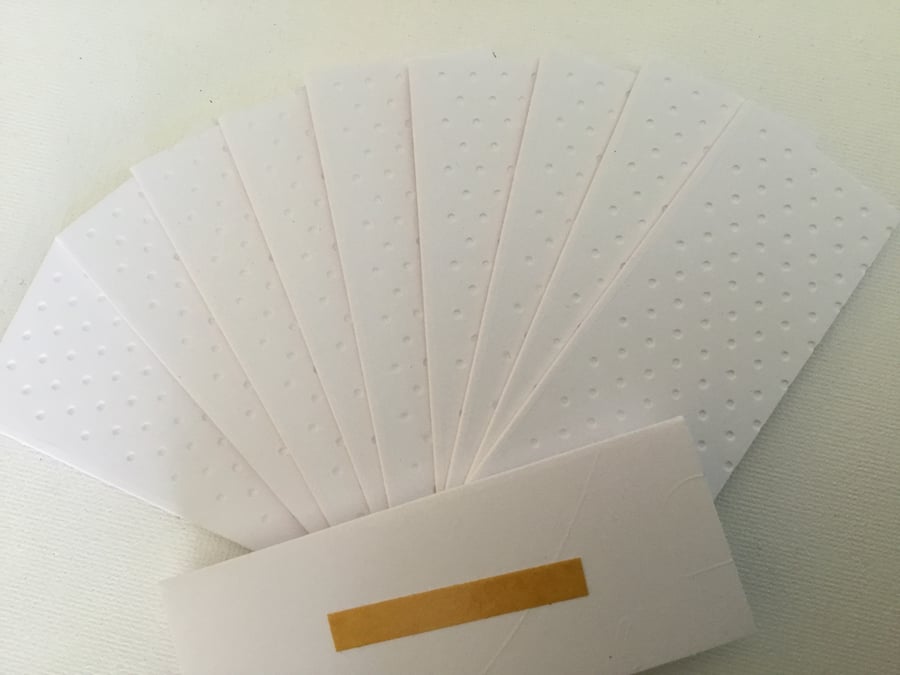 Reduced to clear. Pack of 10 embossed gift tags. Embossed gift tags.CC404. 