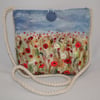Harvest - Embroidered and felted Shoulder Bag