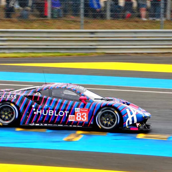 Ferrari 488 GTE no83 24 Hours of Le Mans 2019 Photograph Print
