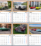 Classic Cars Calendar 2027 - A4 Wall Hanging Calendar - Vintage Automobile Print