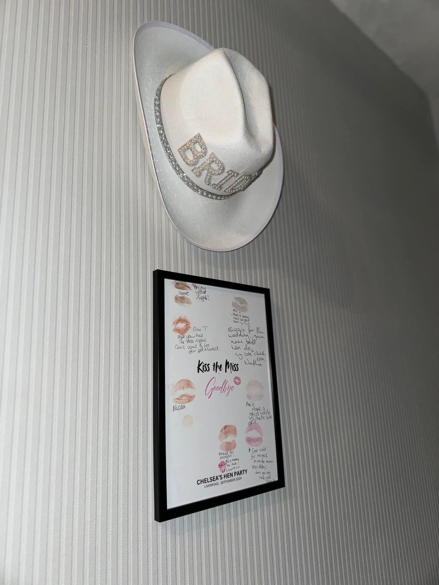 Personalised hen party hen do kiss the miss goodbye Mrs wife to be wedding favou