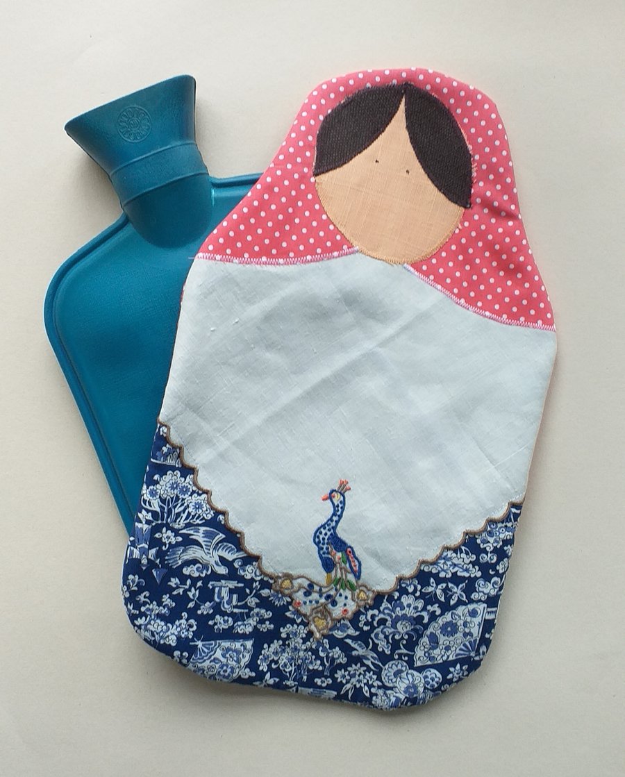 Russian Doll Hot Water Bottle Cover - Karina