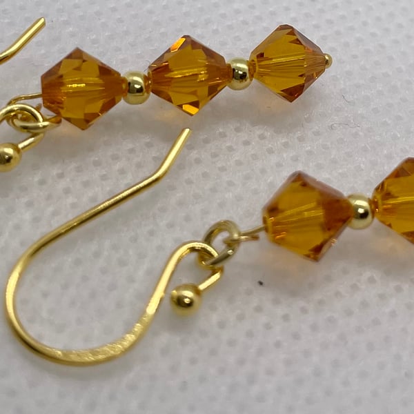 Swarovski Crystal Dangle Earrings 