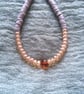 Grey and amber necklace - Image 3