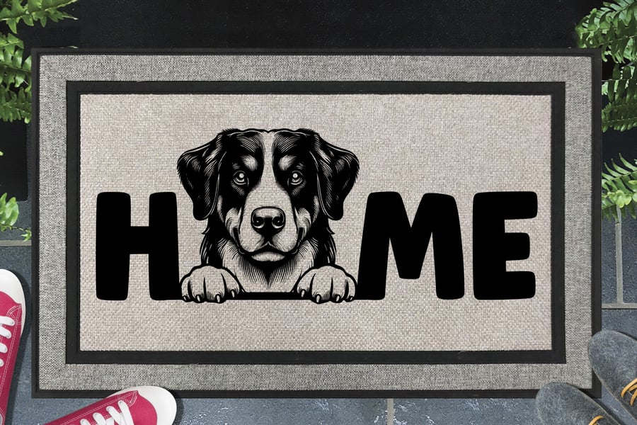 Appenzeller Sennenhund Home Door Mat - All Weather Welcome Mat - 45x70cm 
