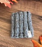 Dog Neck Warmer - Handknit  - Snood Chunky Tweed - Grey - Image 3