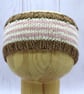 Hand Knitted Baby Headband – Cashmere & Merino – 6 - 12 months - Image 1