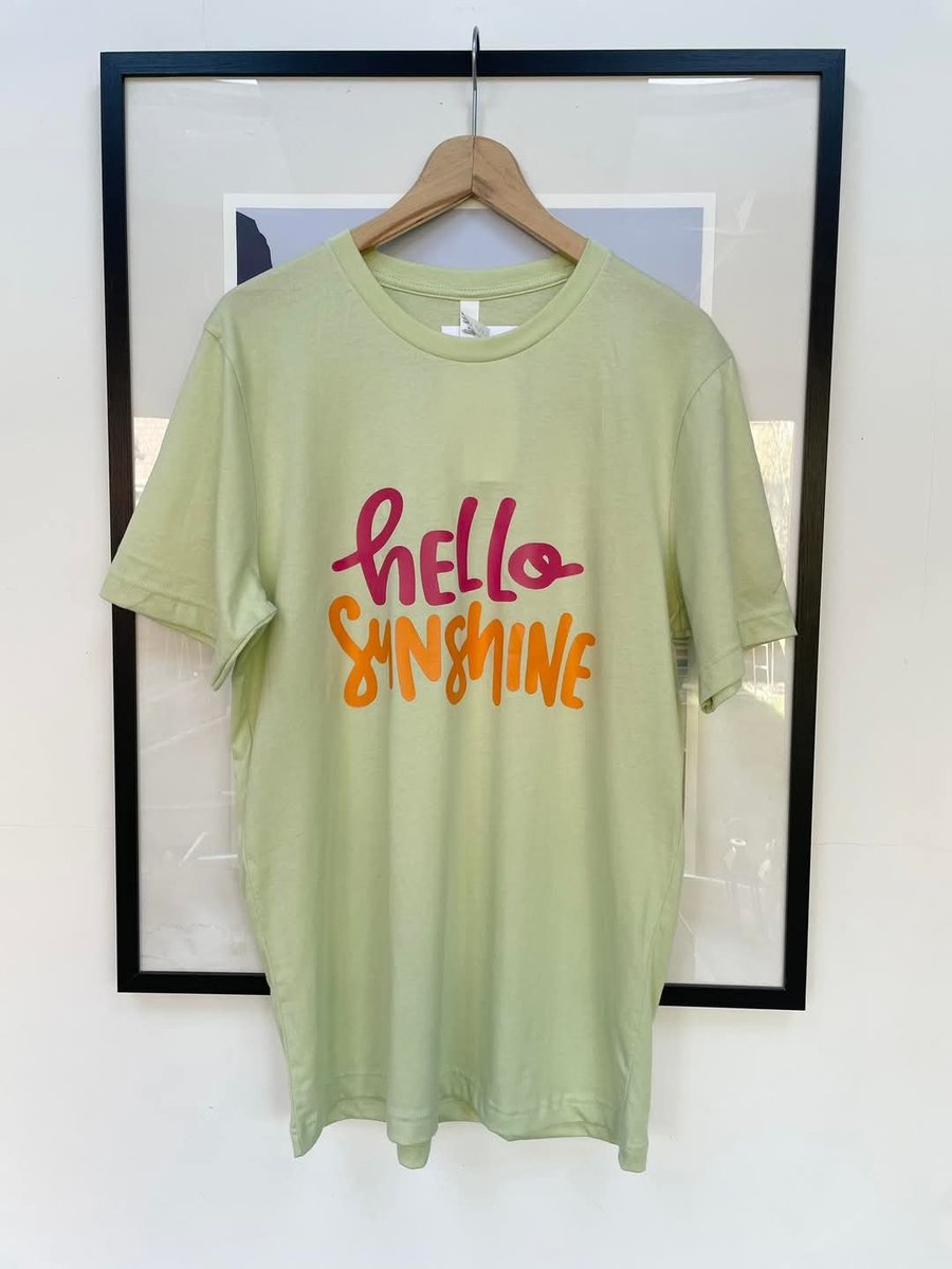 Hello Sunshine Apple Green T-Shirt