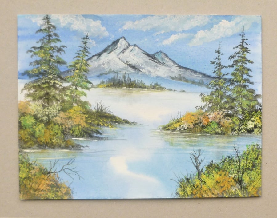 original art watercolour landscape ( ref F 559.G3.G4 )