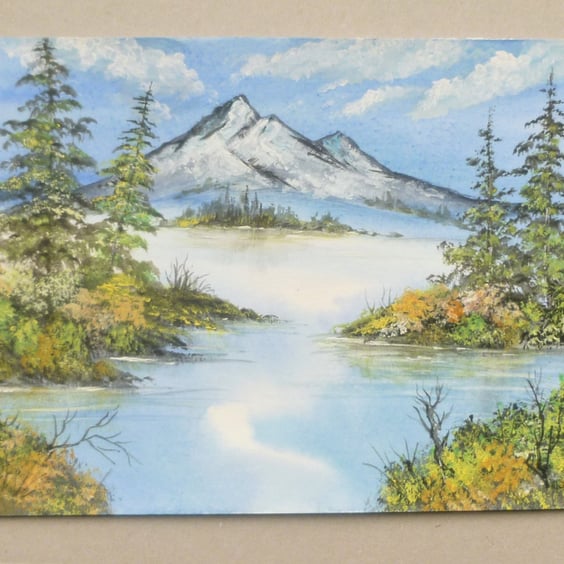 original art watercolour landscape ( ref F 559.G3.G4 )