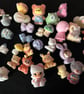 Character flocked beads
