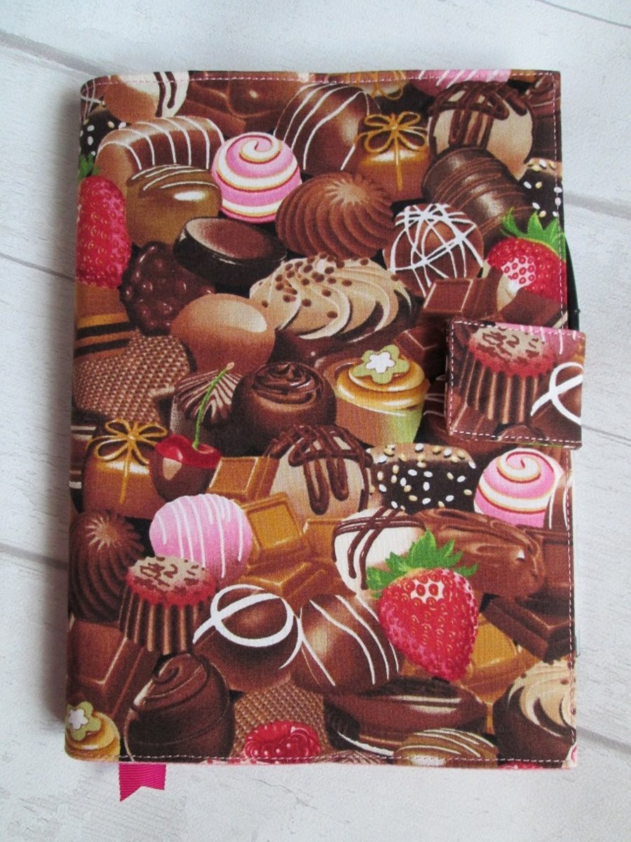 A5 Chocolates Reusable Notebook Cover