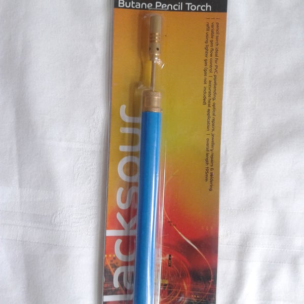 Gas Blowtorch for Soldering, Jewellery making, etc. - Will post to N.Ireland