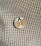 Handmade Ceramic Acorn brooch, Hand Made Badge - Image 2