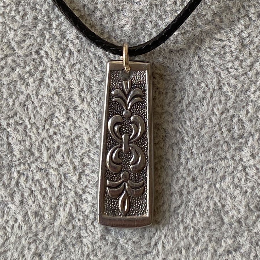 Handmade Necklace with a Vintage Spoon Drop