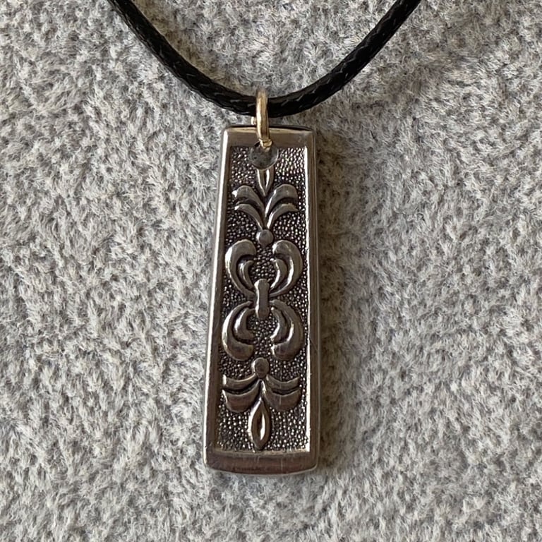 Handmade Necklace with a Vintage Spoon Drop