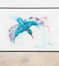 Kingfisher Bluemotion Limited Edition Print, from an Original Watercolour