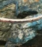Sea sparkle bangle - 100% recycled Sterling Silver - Image 2