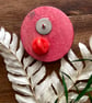 Wooden floral brooch - Image 7