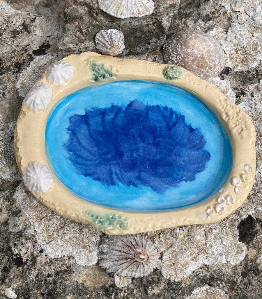 Limpet Ware trinket soap dish